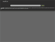 Tablet Screenshot of muft.tv